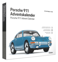 Modell Porsche 911 Adventskalender, blau