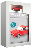 VW GOLF I GTI, kartonová sada 1:18 + Model auta 1:38